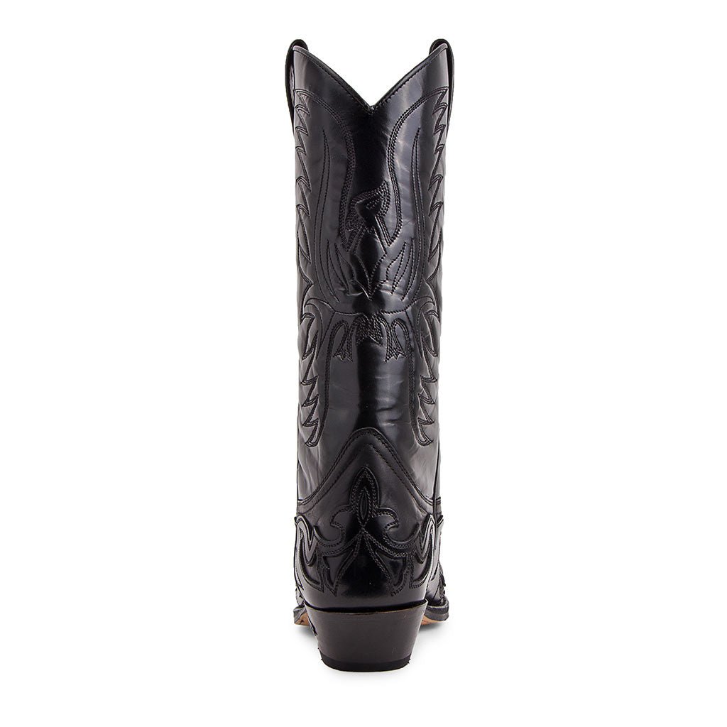 sendra-boots-3241-cuervo-western-stiefel-schwarz-glanz-matt image 4