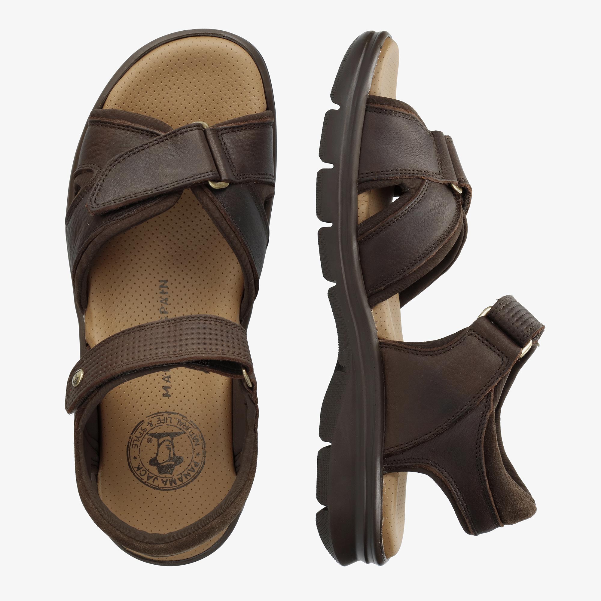 panama-jack-sanders-c25-herrensandale-napa-braun-waterproof image 4