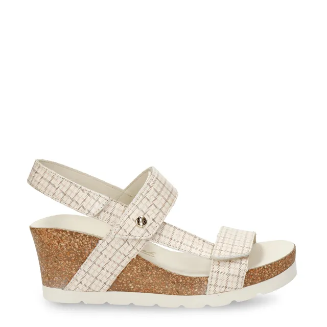 panama-jack-vilma-plaid-b1-keilsandalette-natural image 1