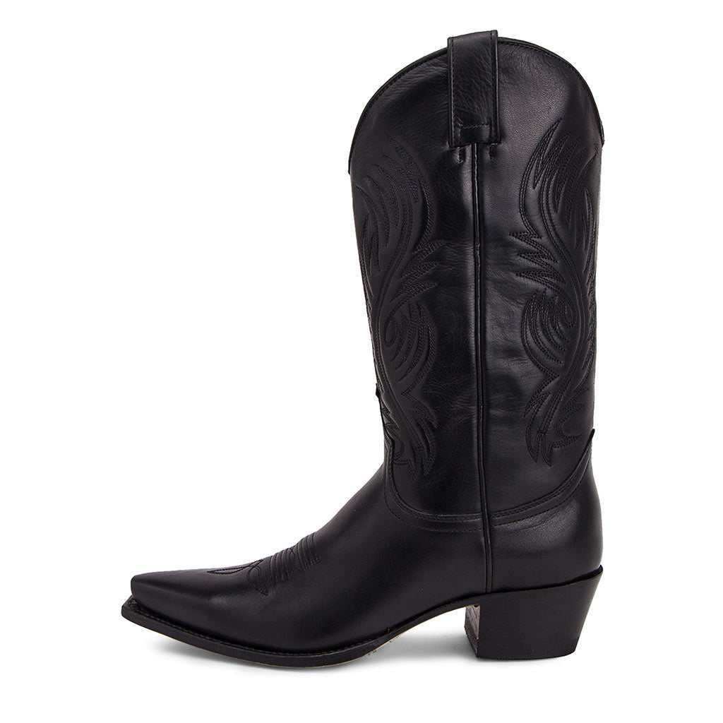 sendra-boots-2605-judy-salvaje-negro-damen-cowboystiefel-schwarz image 1