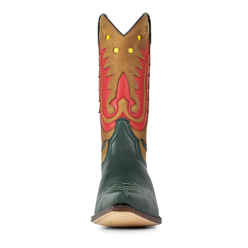 sendra-boots-17650-judy-salvaje-muschio-damen-cowboystiefel image 3