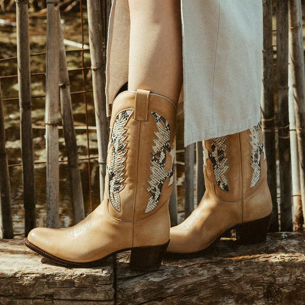 sendra-boots-8850-debora-olimpia-cowboyboots-beige image 3