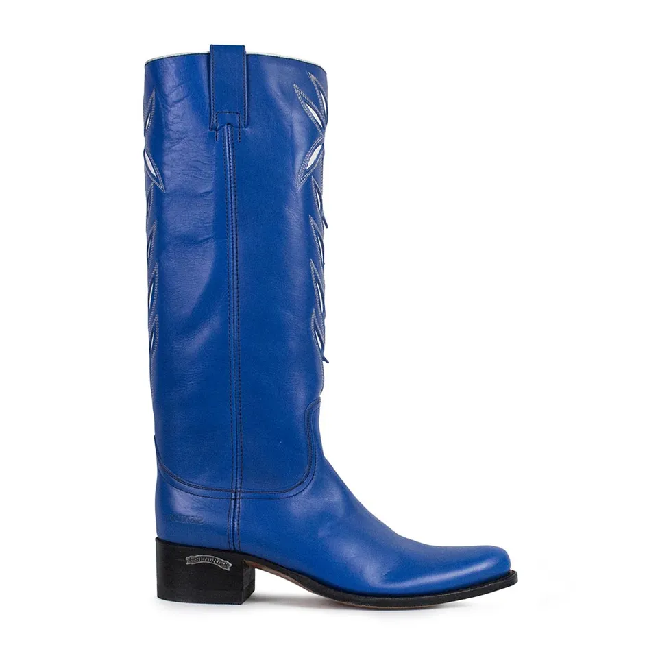 sendra-boots-r4665-azul-damen-boots-blau image 1