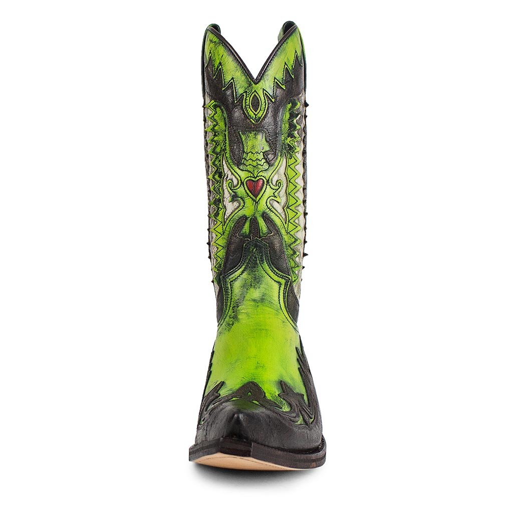 sendra-boots-3840-cuervo-denver-verde-lavado-cowboy-stiefel image 3