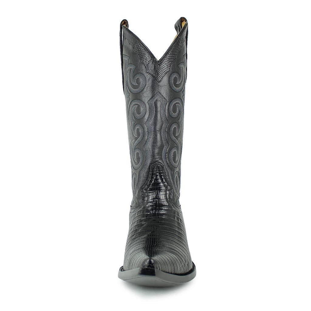 sendra-boots-texas-lizard-tejus-exotik-cowboystiefel-schwarz-limitiert image 3