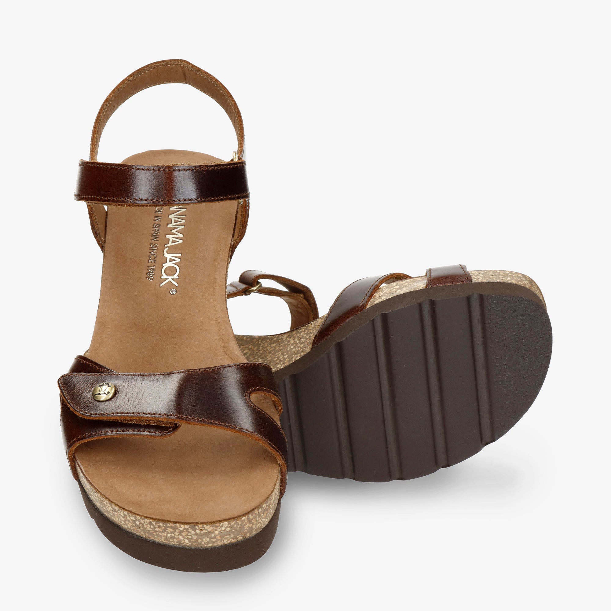 panama-jack-julia-clay-b4-keilsandalette-pull-up-cuero-cognac image 5