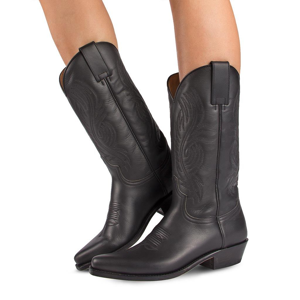 sendra-boots-2605-red-pull-oil-negro-cowboy-boots-schwarz image 7