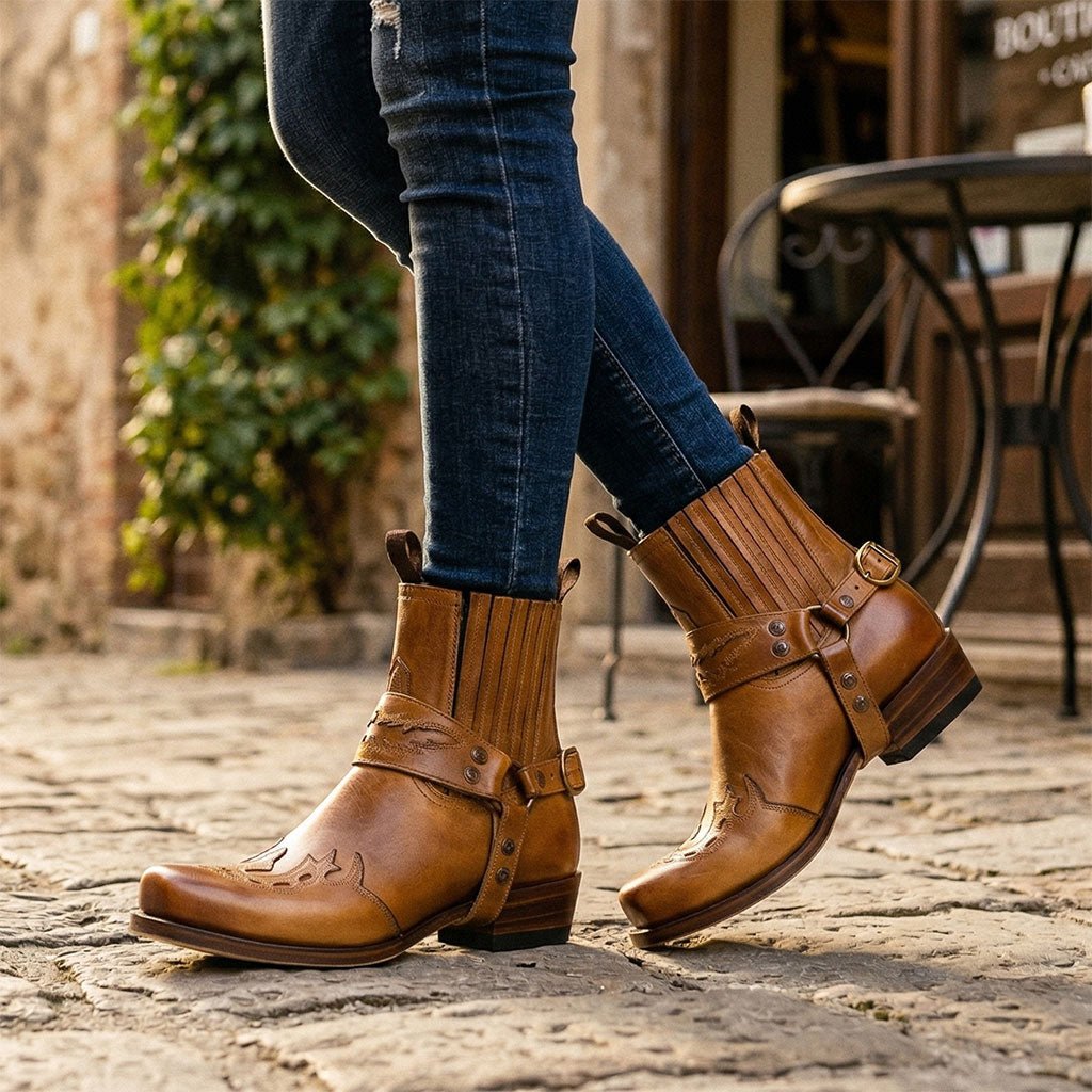 sendra-boots-7811-blues-frisko-teak-us-marron-leder-boots image 7
