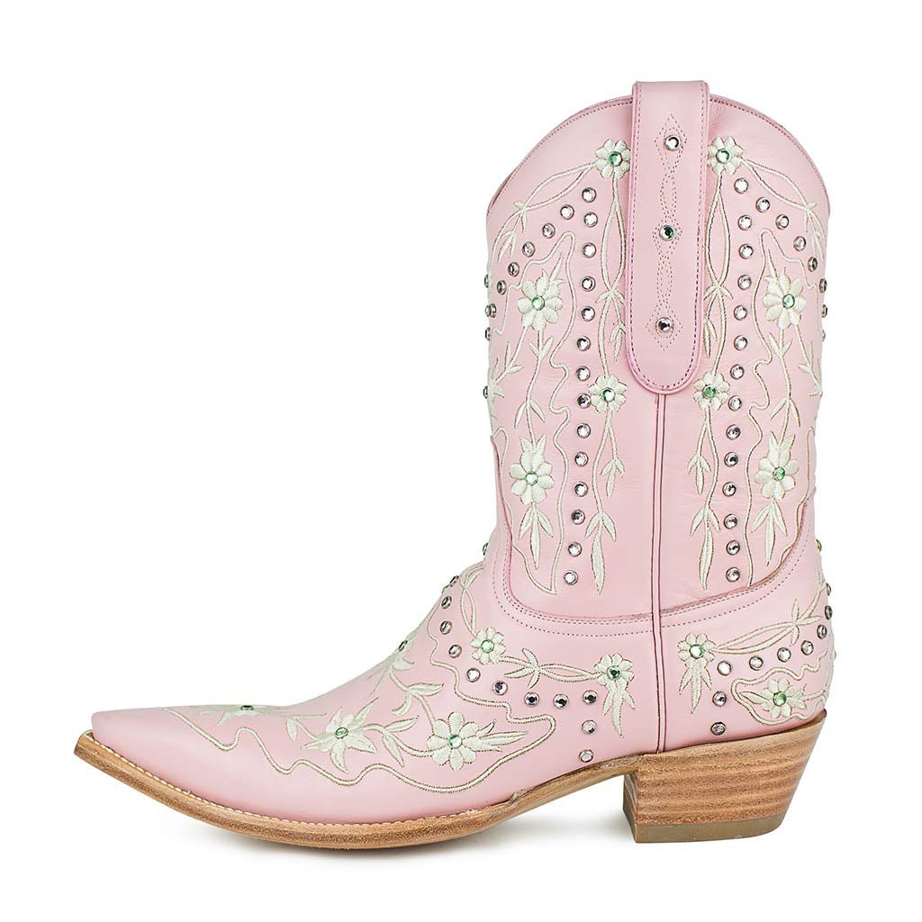 sendra-boots-marylin-rosa-damen-limited-edition-westernstiefel-mit-swarovski-kri image 1