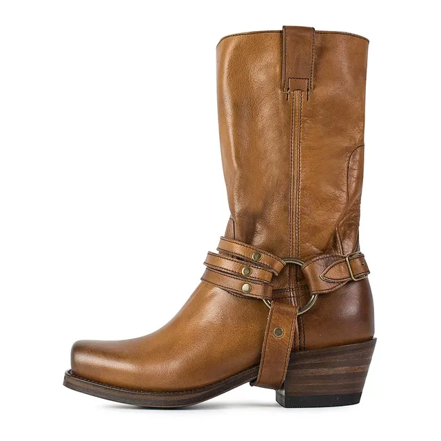 sendra-boots-18512-blues-salv-biker-boots-marron-melt-damen image 1