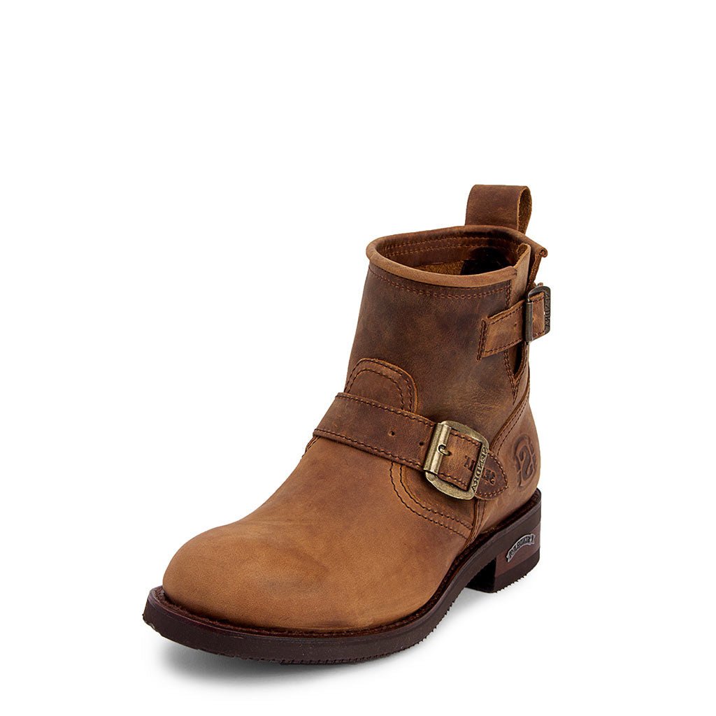 sendra-boots-2976-carol-sprinter-tang-lavado-biker-stiefelette-braun image 2