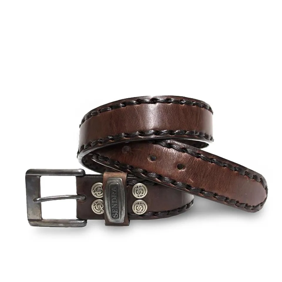sendra-7580-lederg-rtel-braun-4-cm-wechsel-schnalle image 1