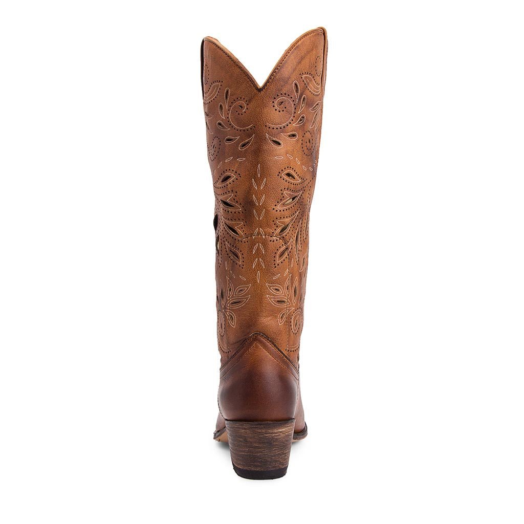 sendra-11360-debora-damen-cowboy-stiefel-miele-braun image 4