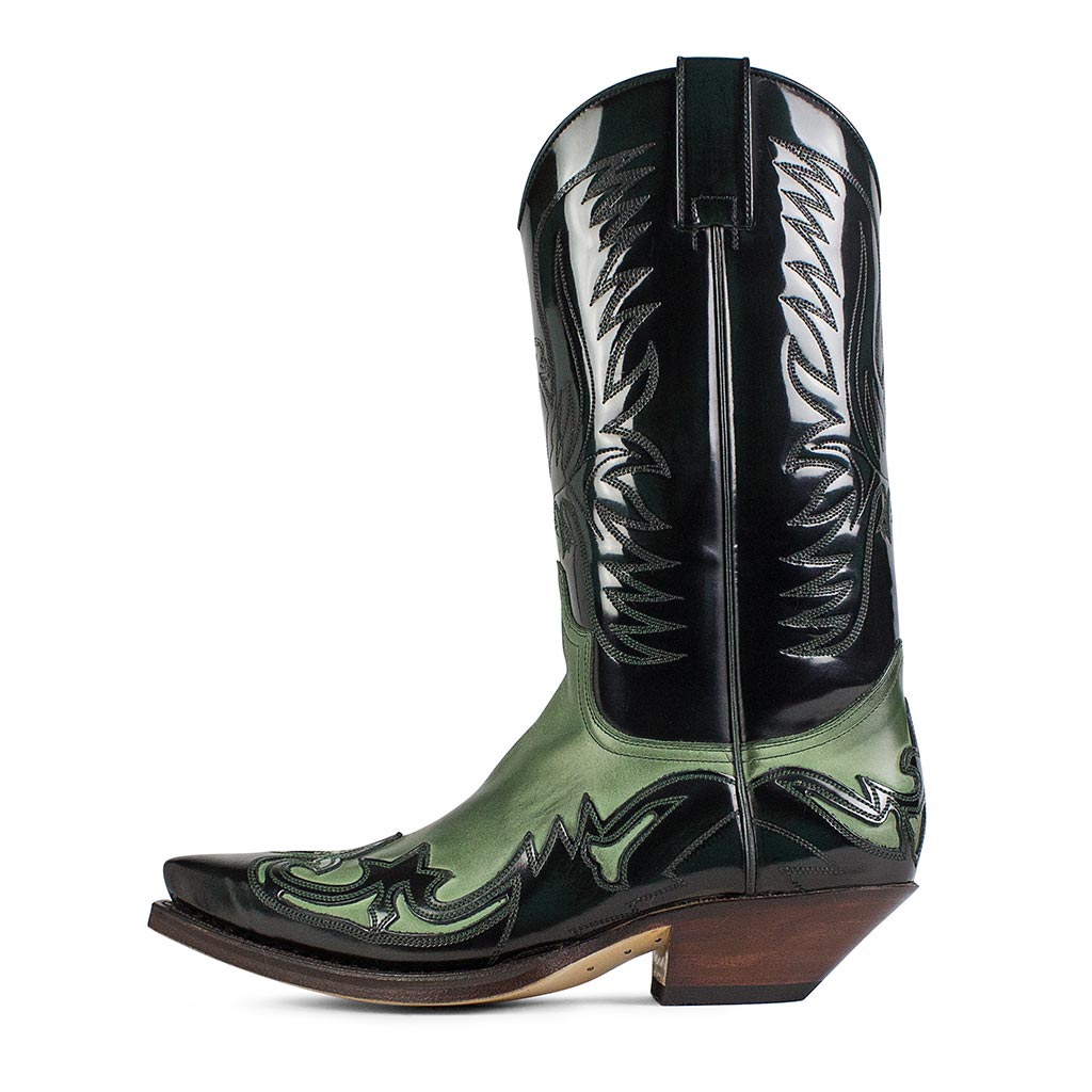 sendra-boots-3241-cuervo-nobuk-verde-cowboy-stiefel image 1