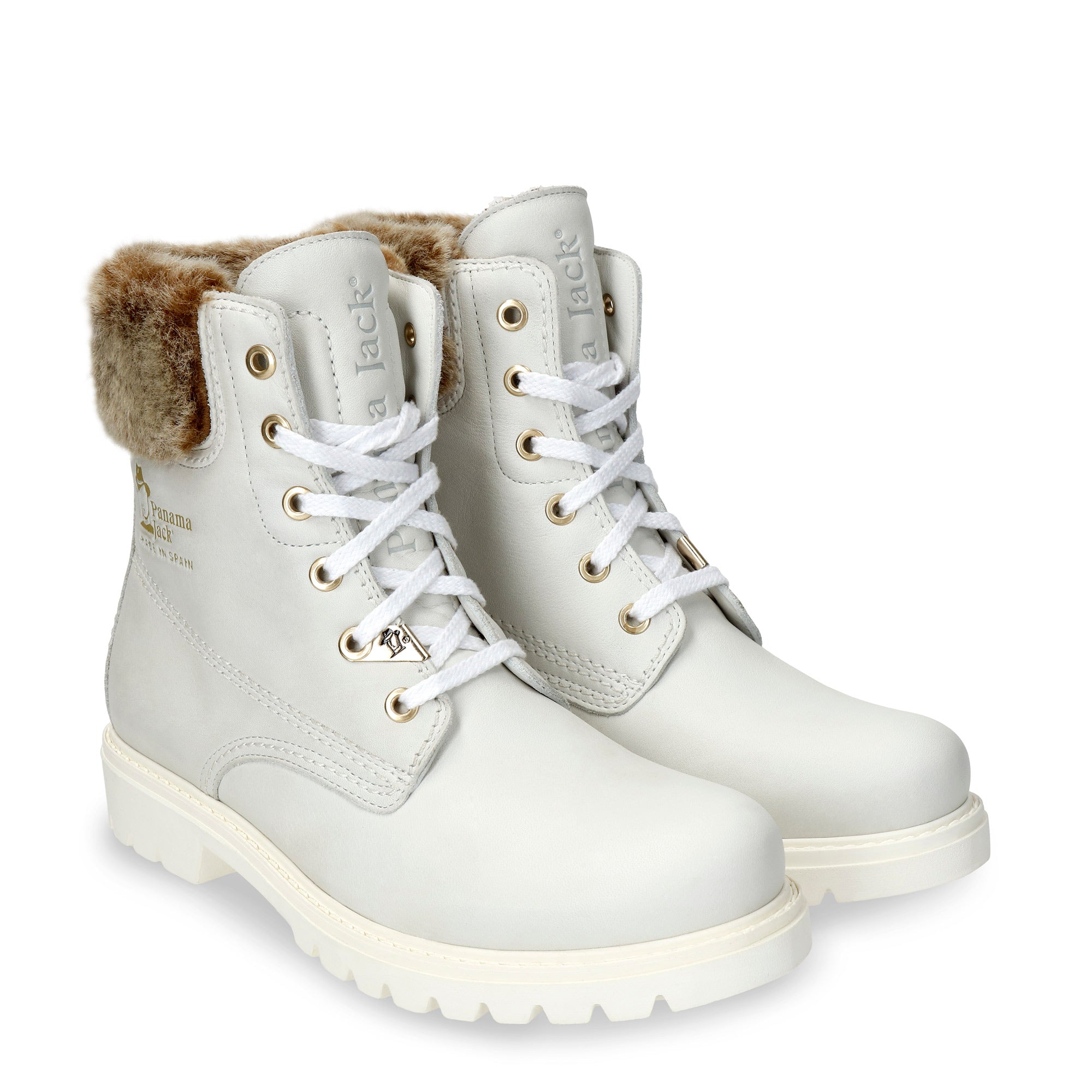 panama-jack-felicia-b40-damenstiefel-weiss-schn-rer image 3