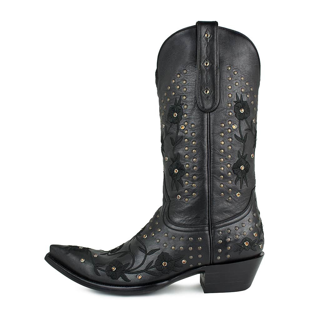 sendra-boots-beberly-negro-westernstiefel-limited-swarovski image 1