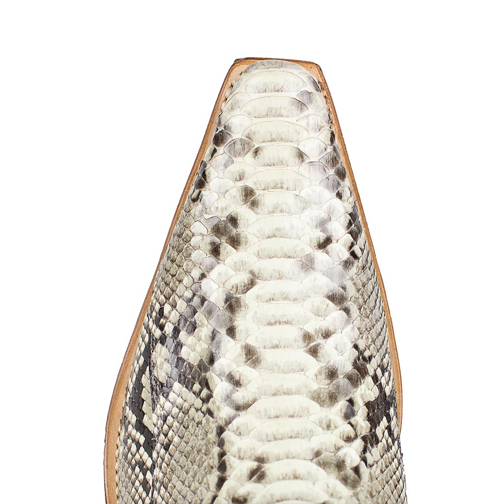 sendra-boots-5701p-piton-barriga-natural-nappa-schwarz-exotic-stiefelette image 5