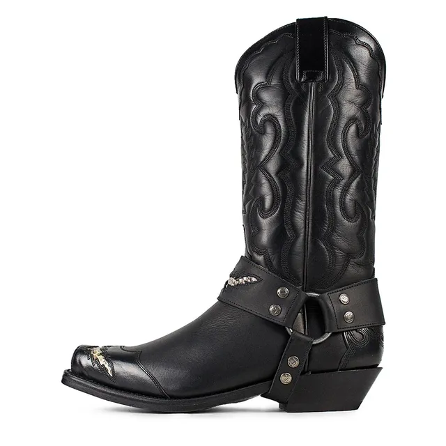sendra-boots-s0124-4060-seta-negro-leder-stiefel-herren image 1
