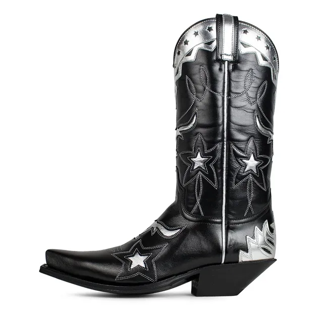 sendra-boots-15816-cuervo-nappa-baly-negra-damen-cowboy-stiefel image 1