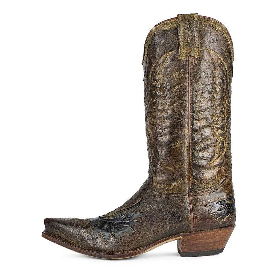 sendra-boots-7106-cuervo-barbados-camello-herren-cowboy-stiefel image 1