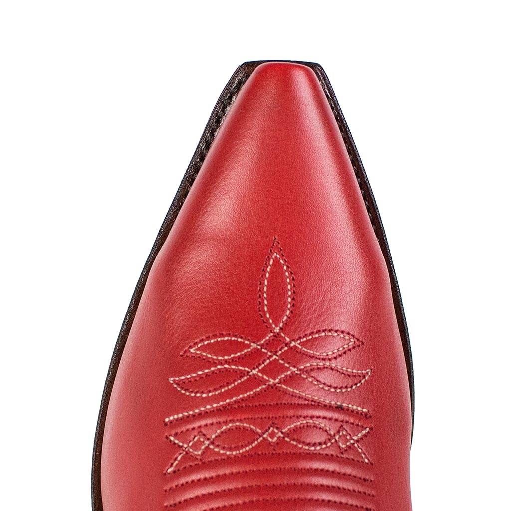 sendra-boots-17650-judy-salvaje-fragola-cowboy-stiefel-wei-rot-4-5-cm image 5