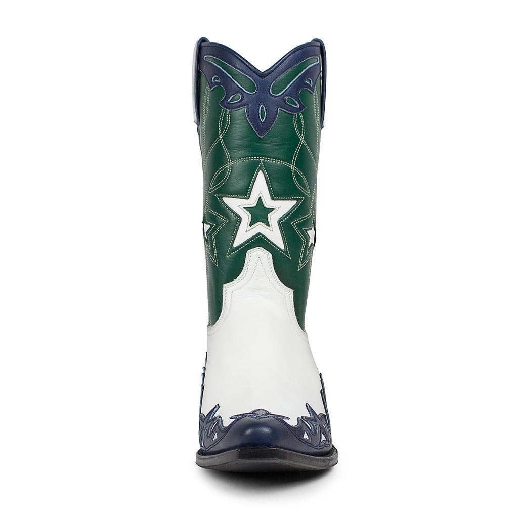sendra-boots-17398-gene-damen-cowboystiefel-aquarios-blanco-gr-n-blau-wei image 3