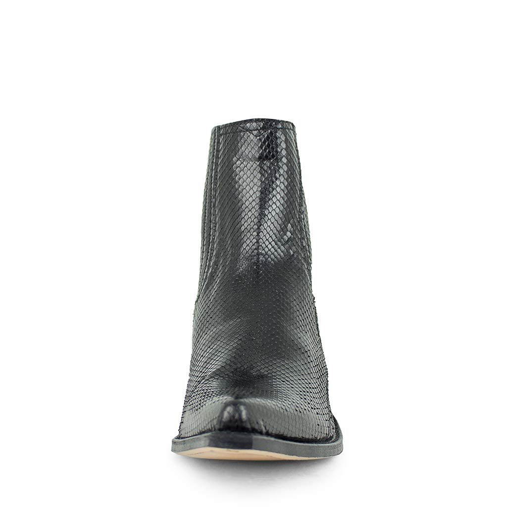 sendra-boots-1692-pico-piton-chelsea-boots-schwarz-glanz-python image 3
