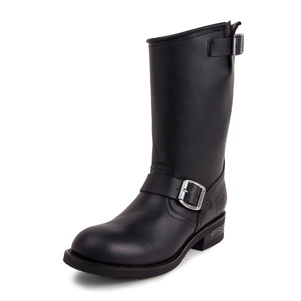 sendra-boots-2944-carol-biker-boot-matebox-negro-schwarz-matt image 2