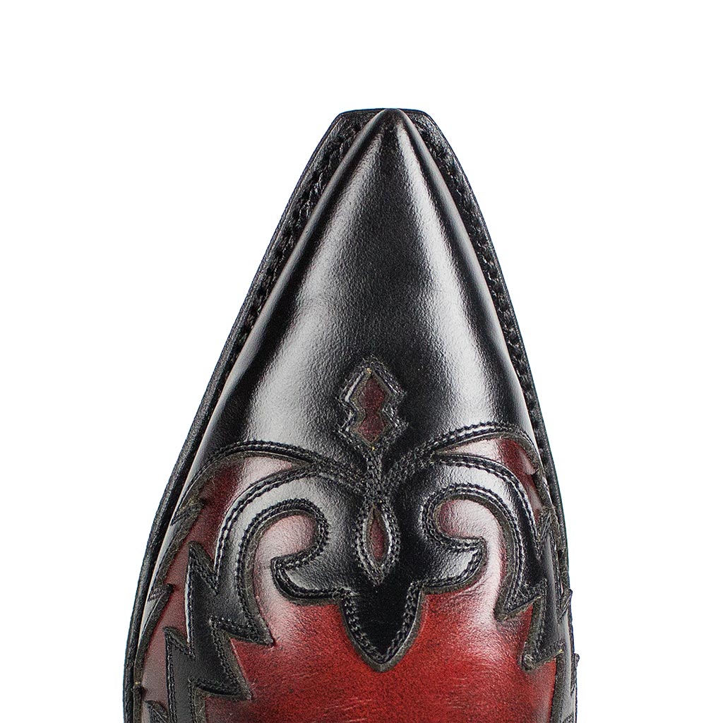 sendra-boots-9669-cuervo-flora-rojo-dirty-cowboy-stiefel image 5
