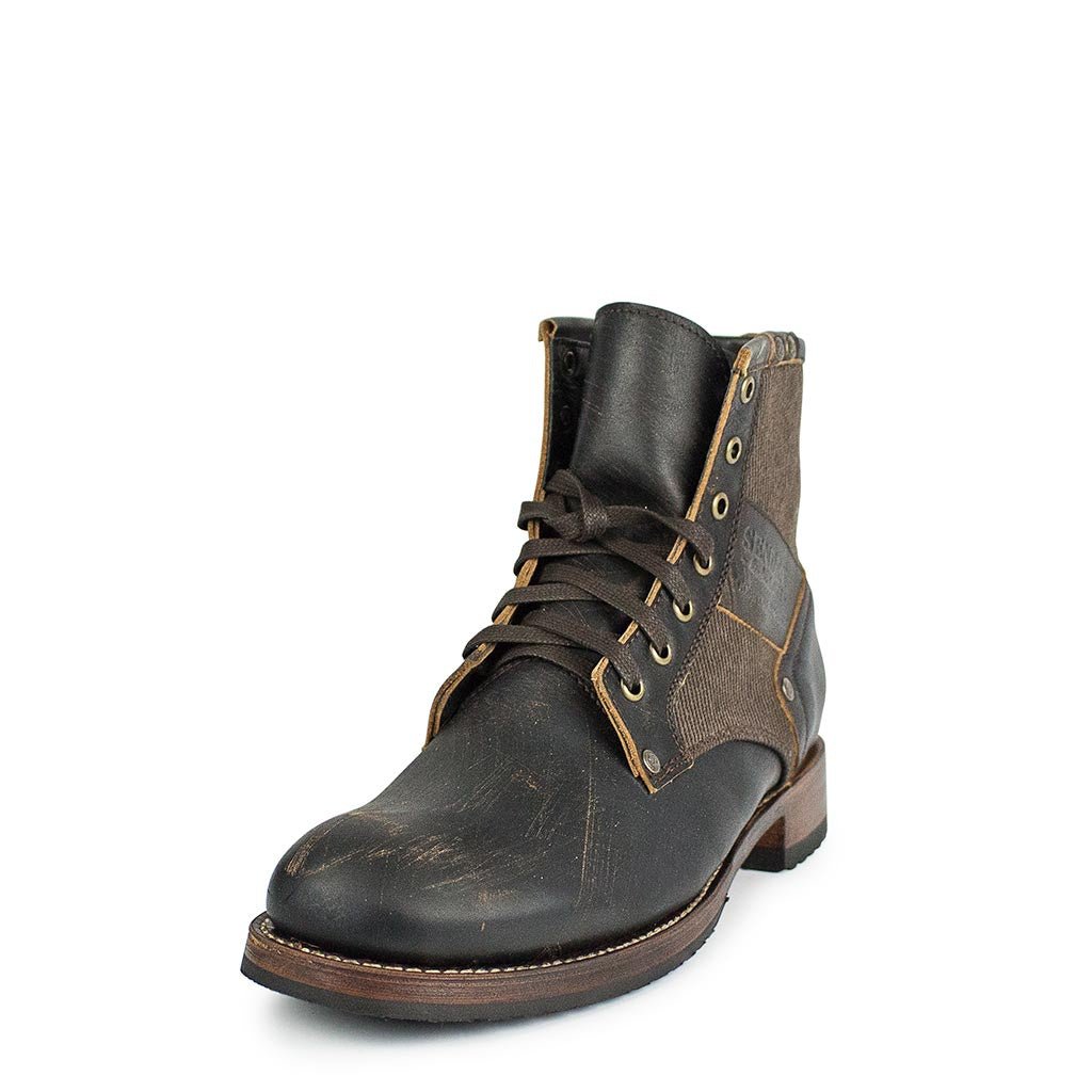 sendra-boots-11931-kaspar-b-second-hand-negro-cuero-biker-boots image 2