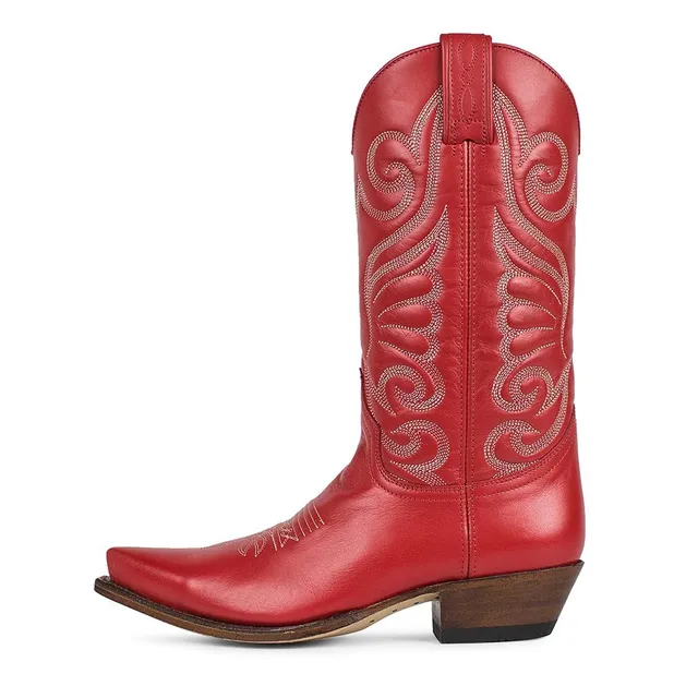 sendra-boots-11627-cuervo-rocio-pomodoro-damen-cowboy-stiefel-rot image 1