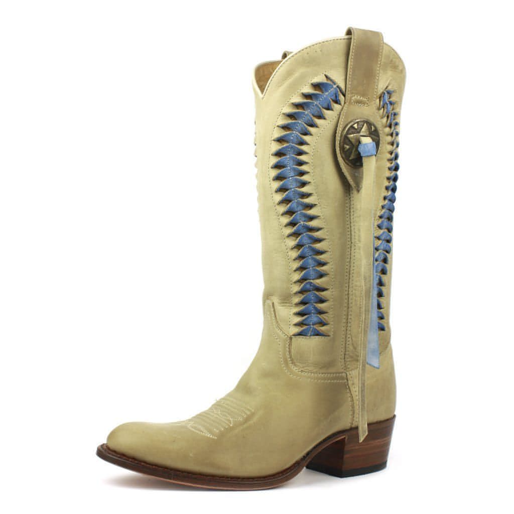 sendra-boots-8990-debora-camper-stiefel-floter-beige-blau image 6