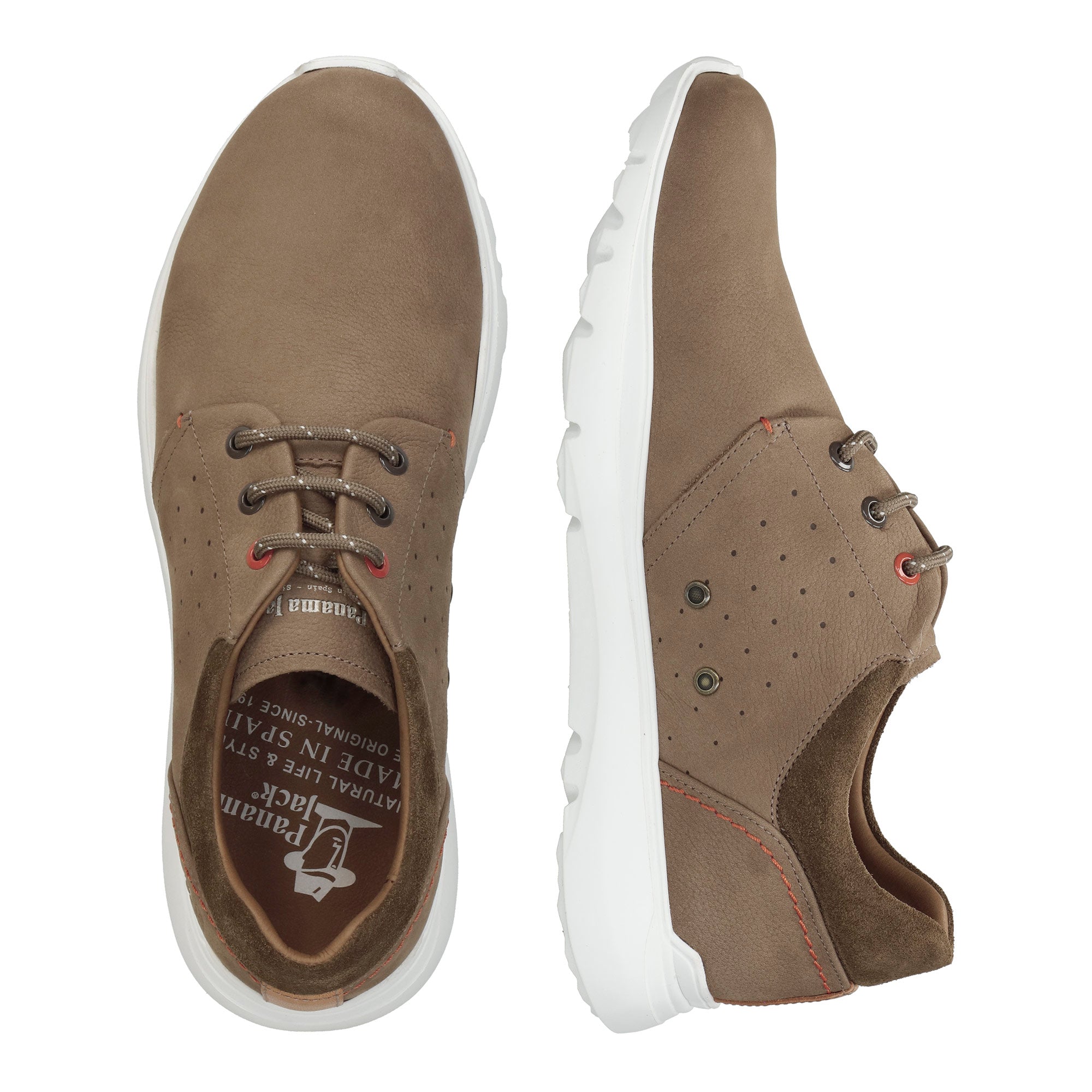 panama-jack-julius-c41-herren-sneaker-nobuck-taupe-waterproof image 4