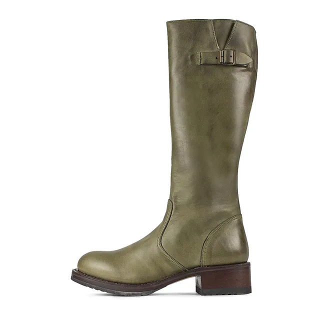 sendra-boots-s0132-5103-verde-biker-boots-damen image 1
