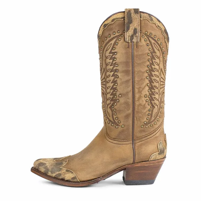 sendra-16284-lia-damen-cowboy-stiefel-braun-jaguar image 1