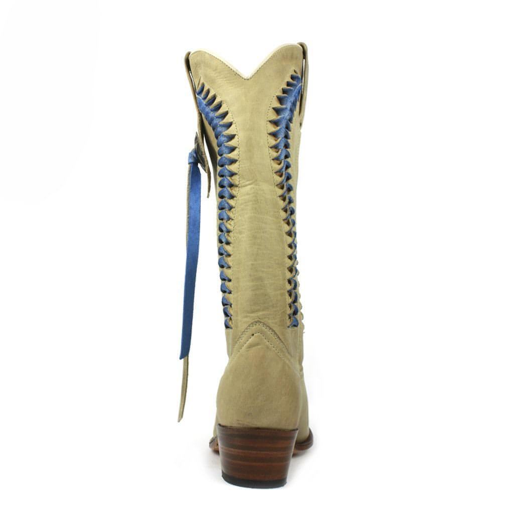sendra-boots-8990-debora-camper-stiefel-floter-beige-blau image 5