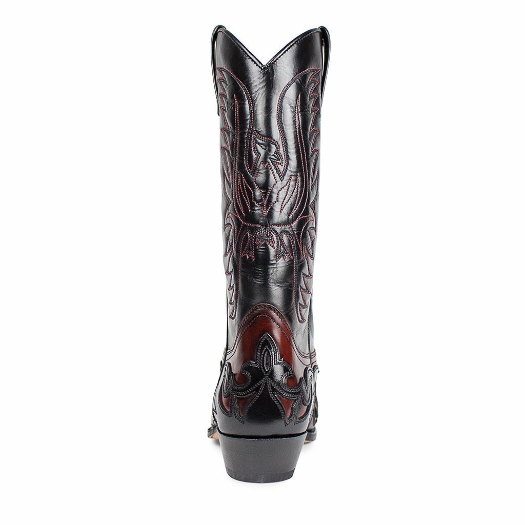 sendra-boots-3241-cuervo-rojo-negro-westernstiefel image 4
