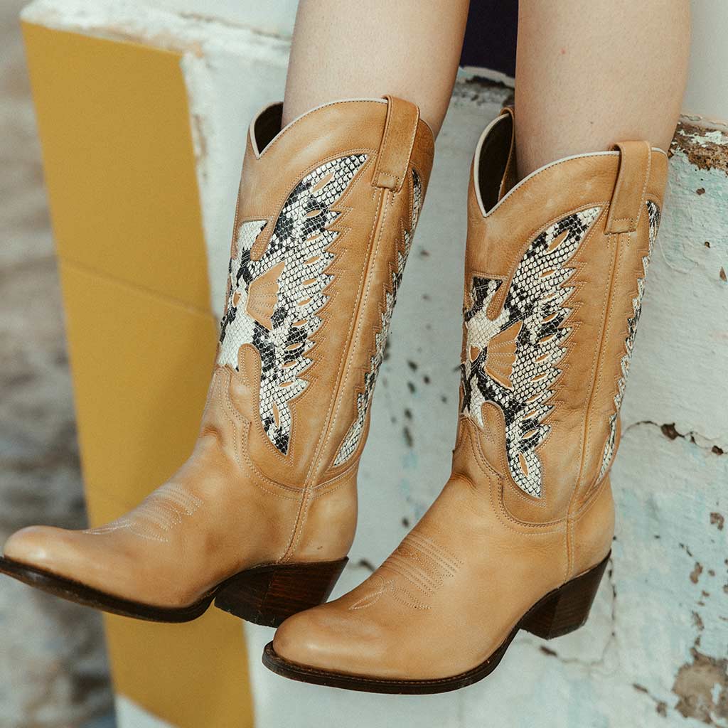 sendra-boots-8850-debora-olimpia-cowboyboots-beige image 7