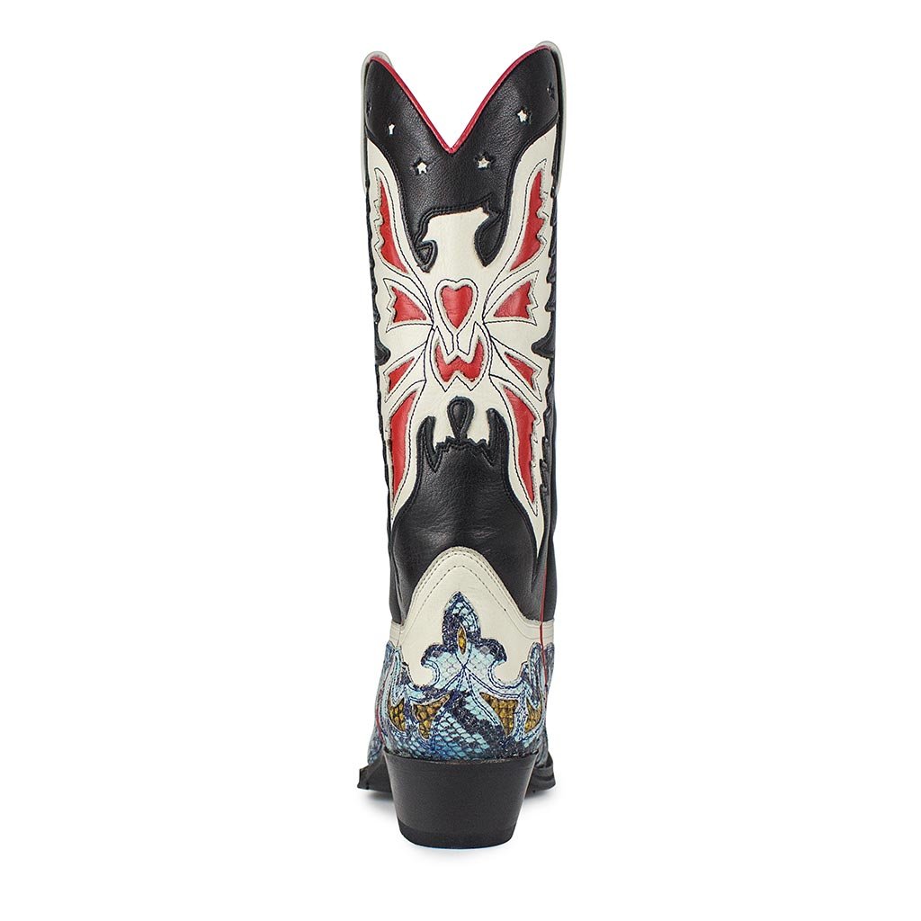 sendra-boots-17607p-cuervo-westernstiefel-salvaje-avorio-negro image 4