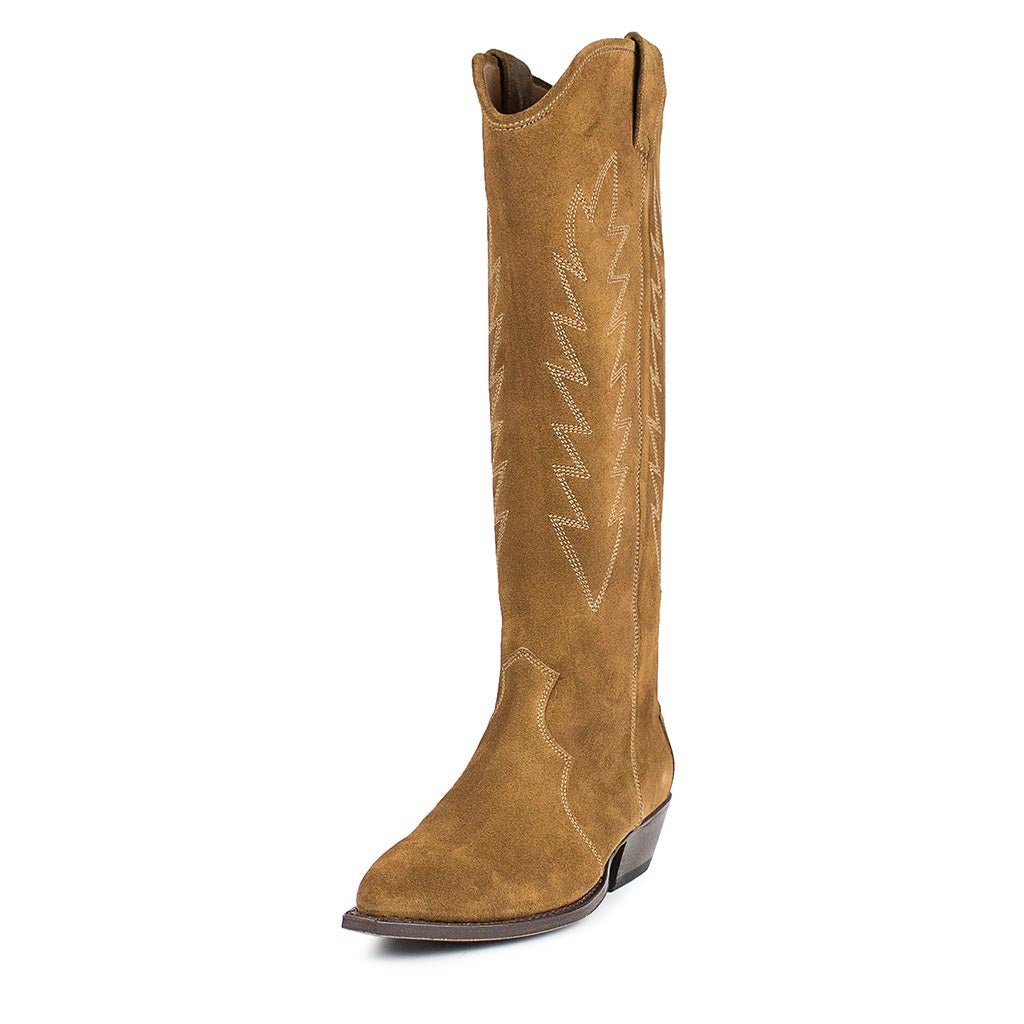 sendra-boots-16127-ema-serraje-kalejeido-158-damenstiefel-braun-hoher-schaft image 4
