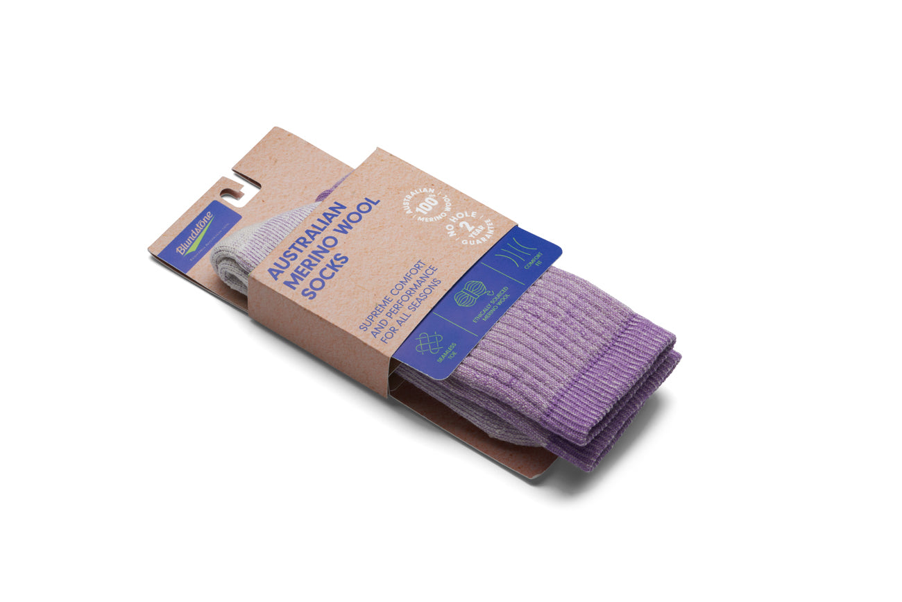 blundstone-socken-pink-and-grey-merino-boot-socken image 2