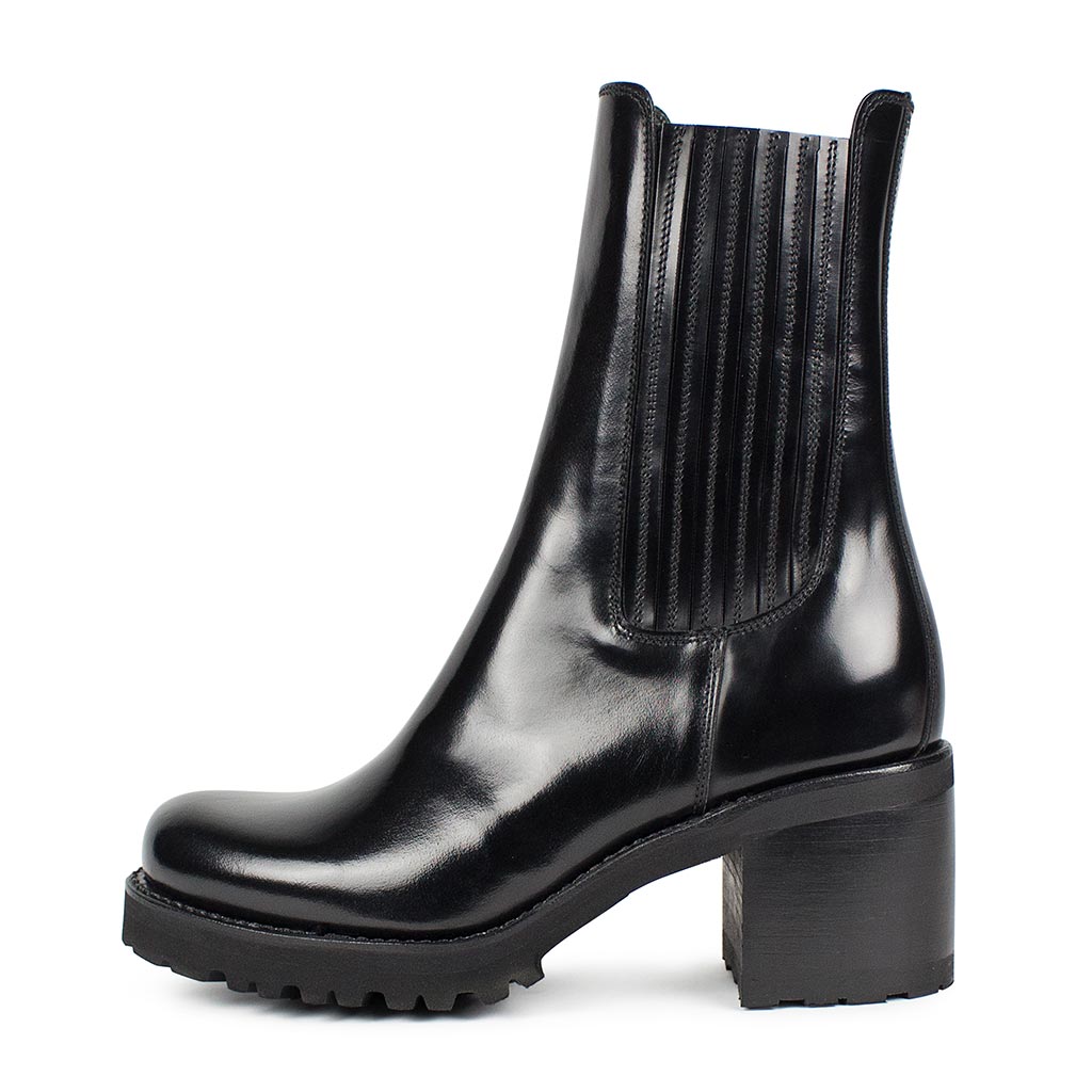 sendra-boots-16922-sasa-antic-negro-damen-chelsea-bootie-schwarz-4-5-cm image 1