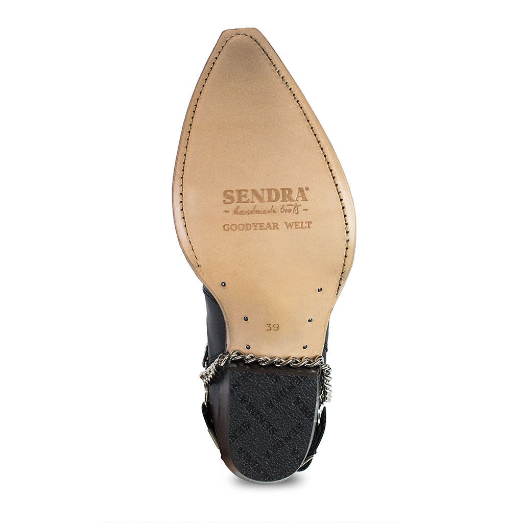 sendra-8024-cuervo-herren-cowboy-stiefelette-schwarz image 3