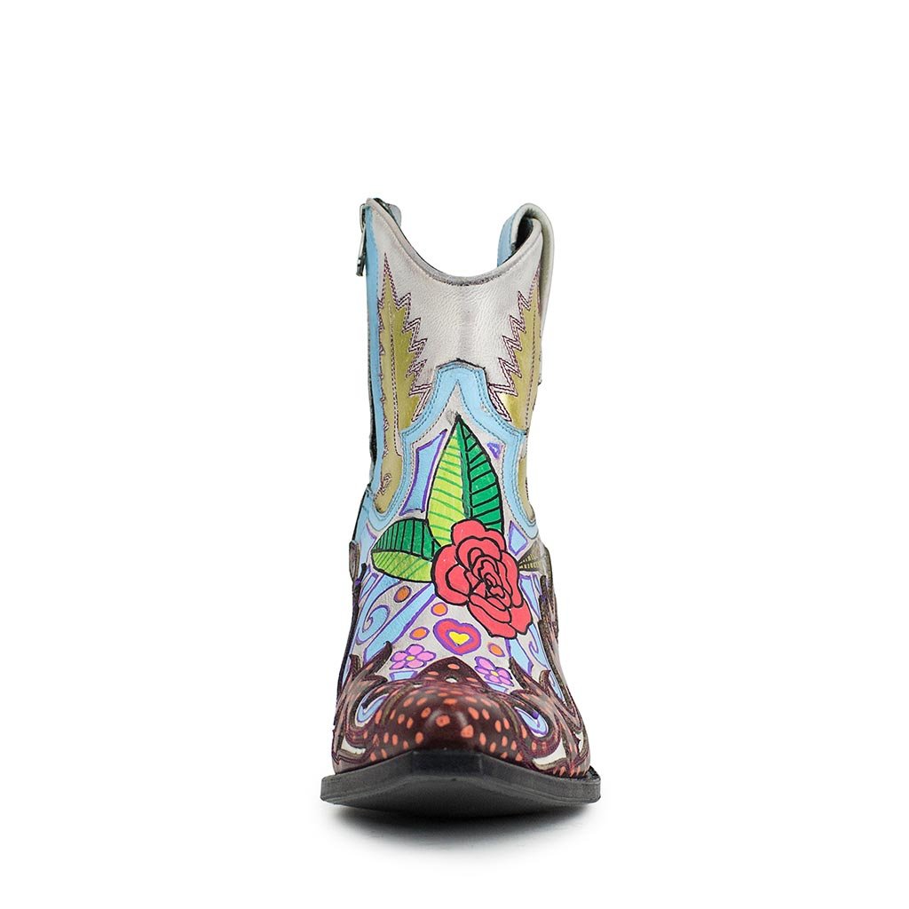 sendra-boots-wakamole-rose-handbemalte-goodyear-cowboystiefel image 3