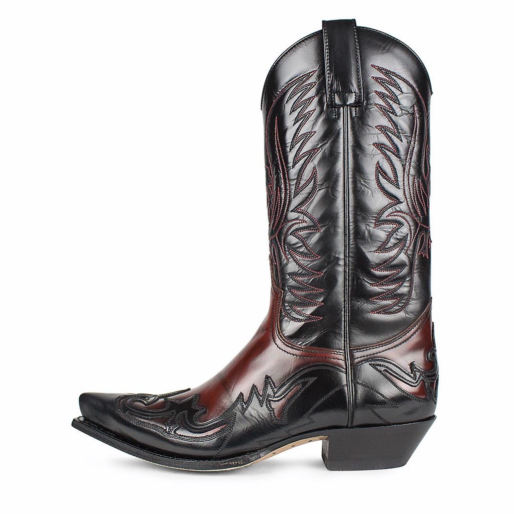 sendra-boots-3241-cuervo-rojo-negro-westernstiefel image 1