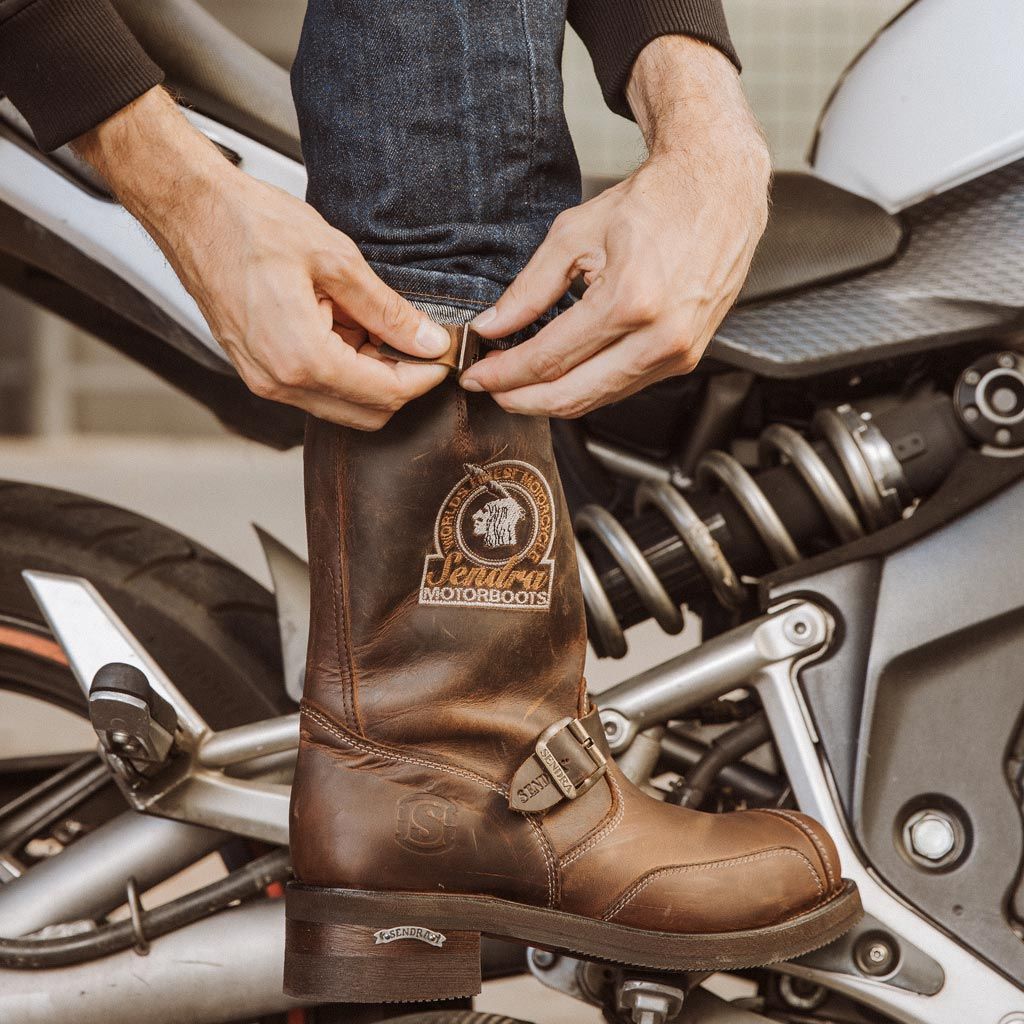 sendra-boots-3565-steel-mad-dog-tang-biker-boots-braun image 6