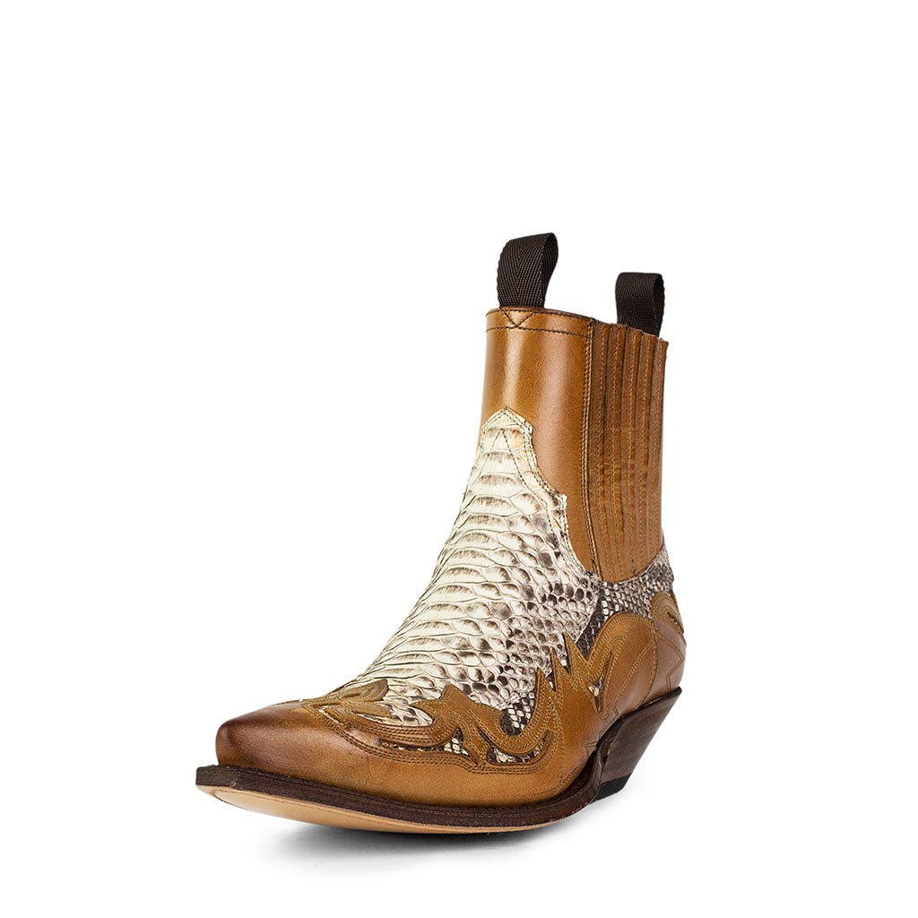 sendra-boots-4661p-cuervo-teak-python-exotic-stiefel image 2
