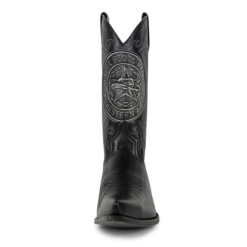 sendra-boots-2587-cuervo-salvaje-negro-cowboystiefel-spitz image 3