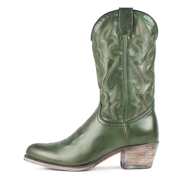 sendra-boots-15105-debora-damen-cowboystiefel-salvaje-mentu-gr-n image 1