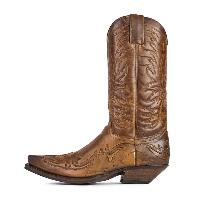 sendra-boots-3241-cuervo-evolucion-tang-cowboystiefel-braun image 1